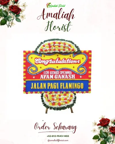 Bunga Papan Congratulation di Sukajembar